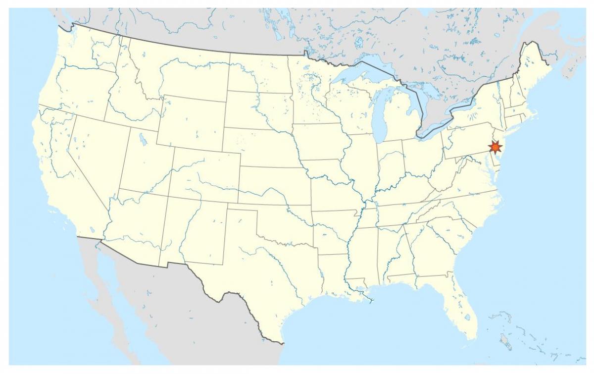 wêreld kaart Philadelphia